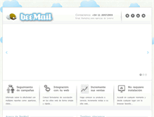 Tablet Screenshot of beemail.com.ar
